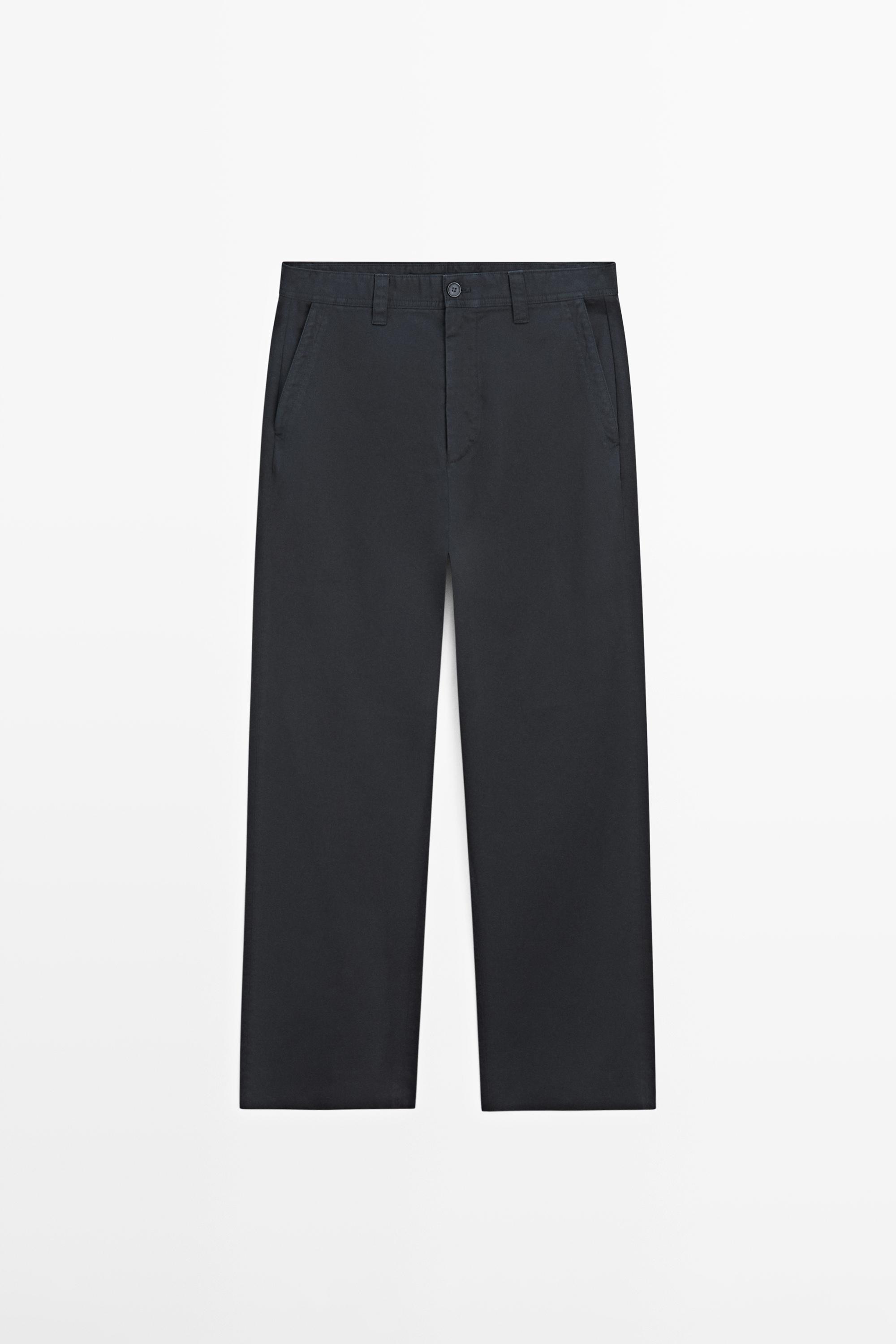 Pantalon relaxed fit en coton
